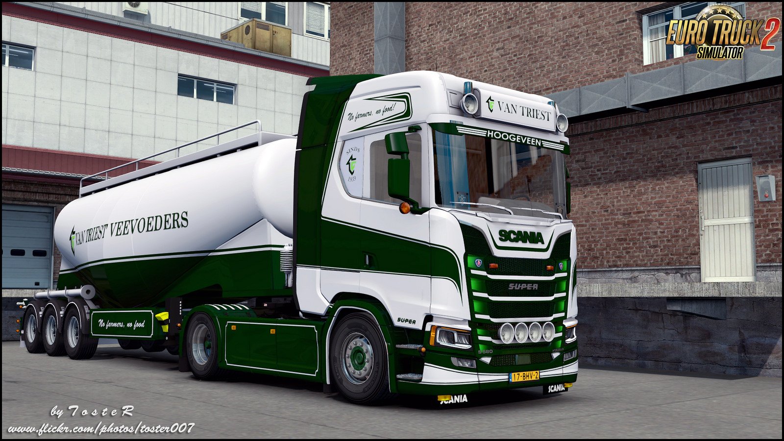 Combo Skin Van Triest for Scania Next Generation + Trailer v1.0 (1.30.x)