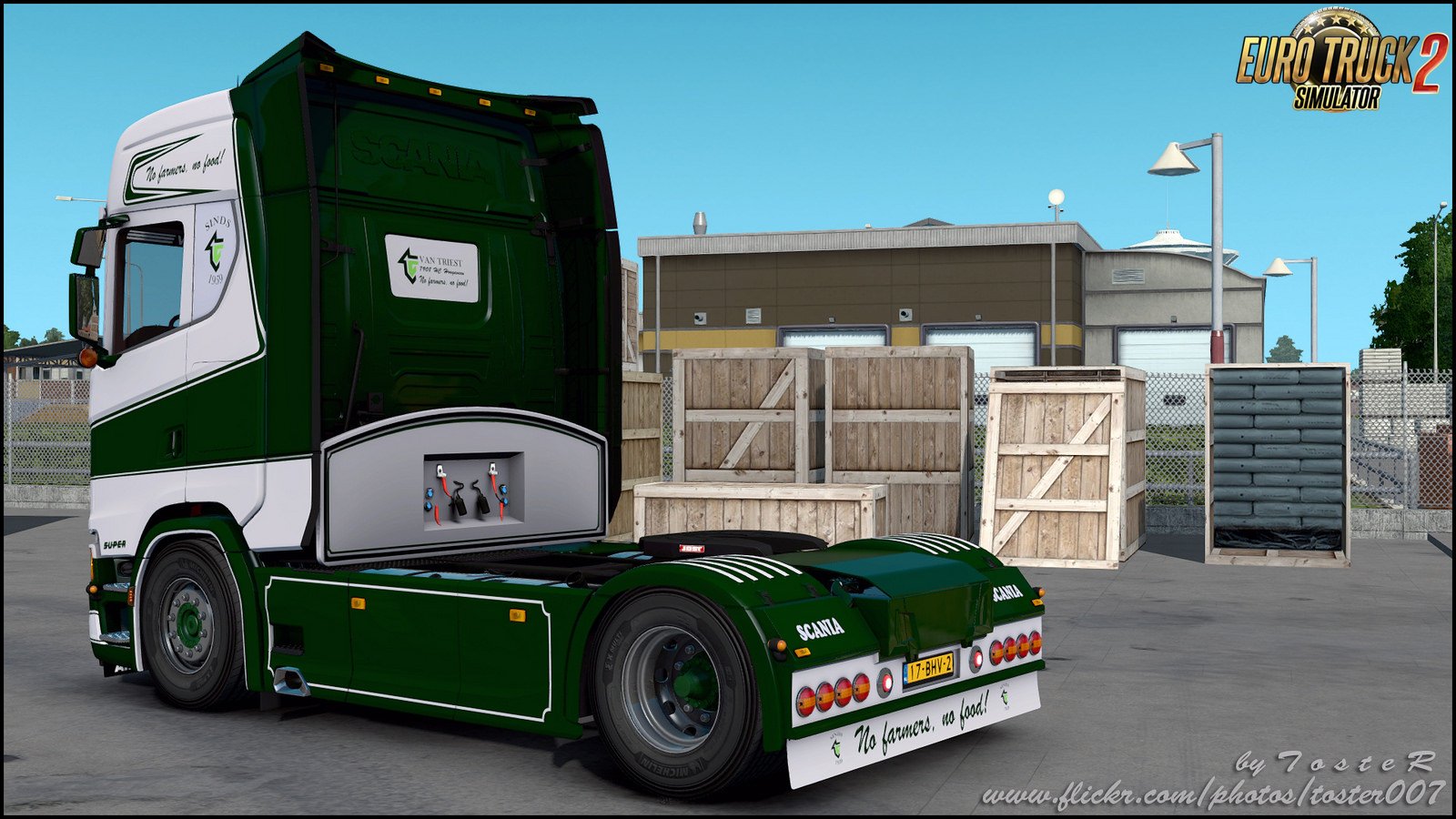 Combo Skin Van Triest for Scania Next Generation + Trailer v1.0 (1.30.x)