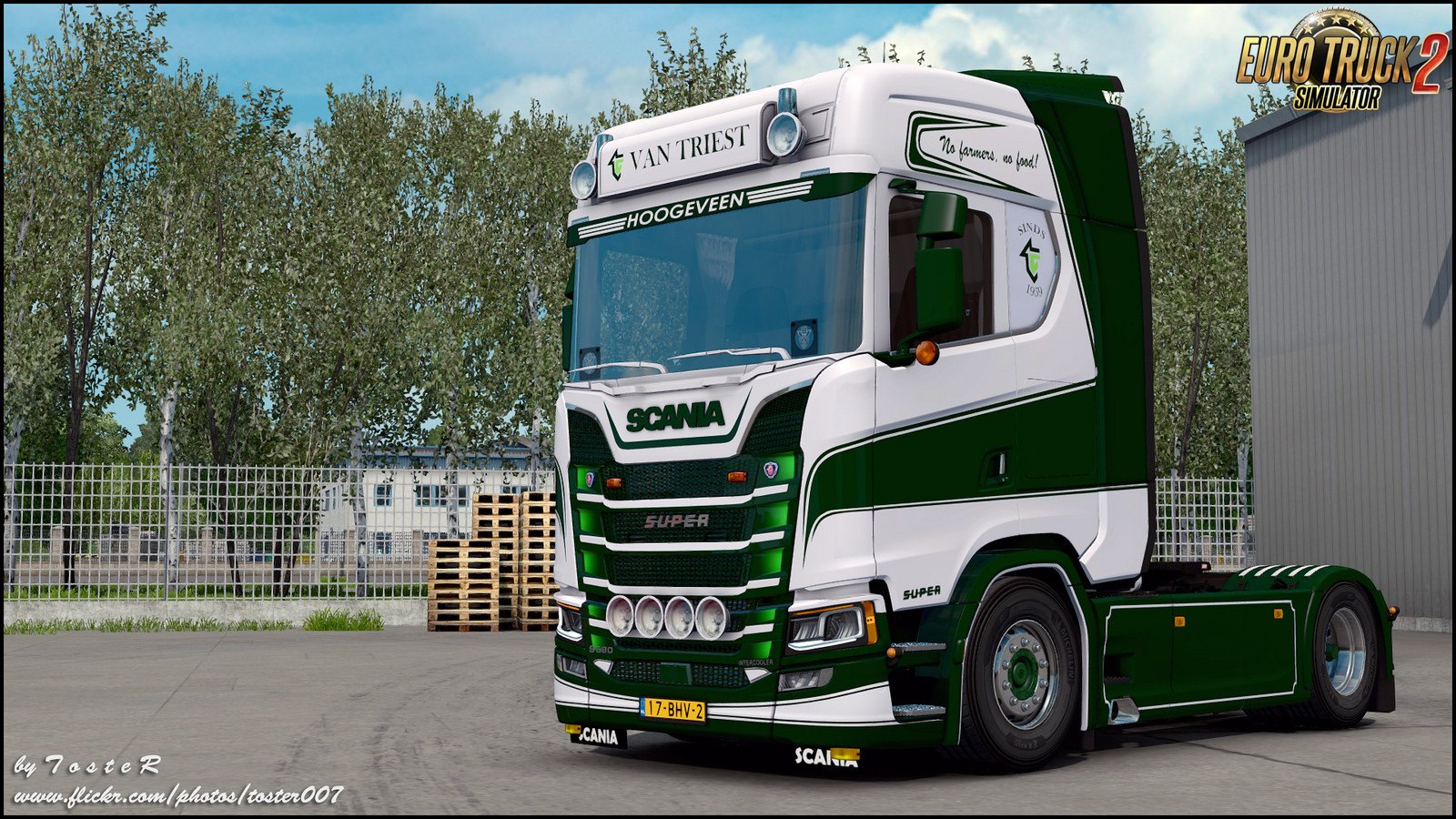Combo Skin Van Triest for Scania Next Generation + Trailer v1.0 (1.30.x)
