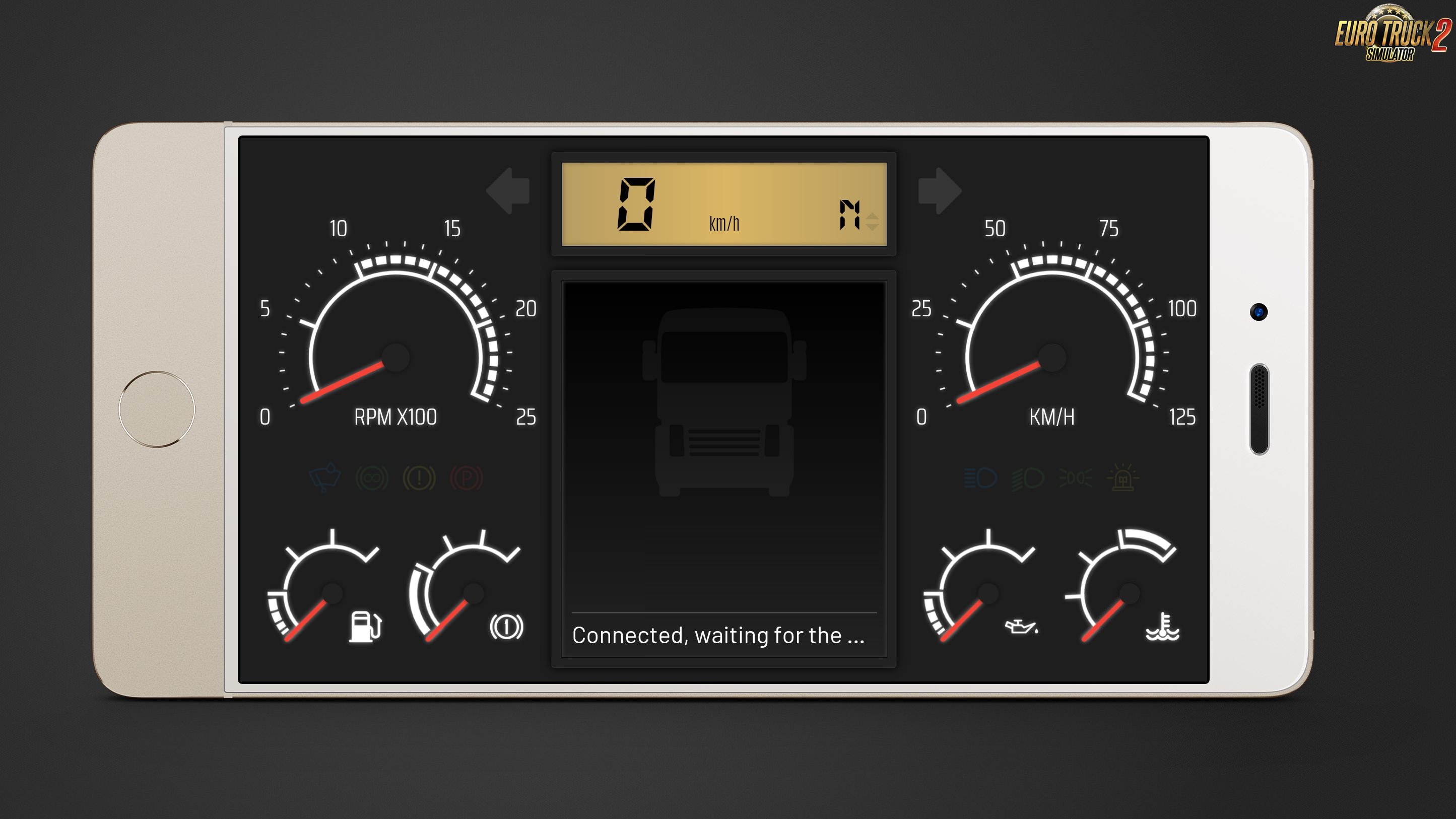 New Dashboard Skin (Telemetry Web Server) for Ets2 and Ats