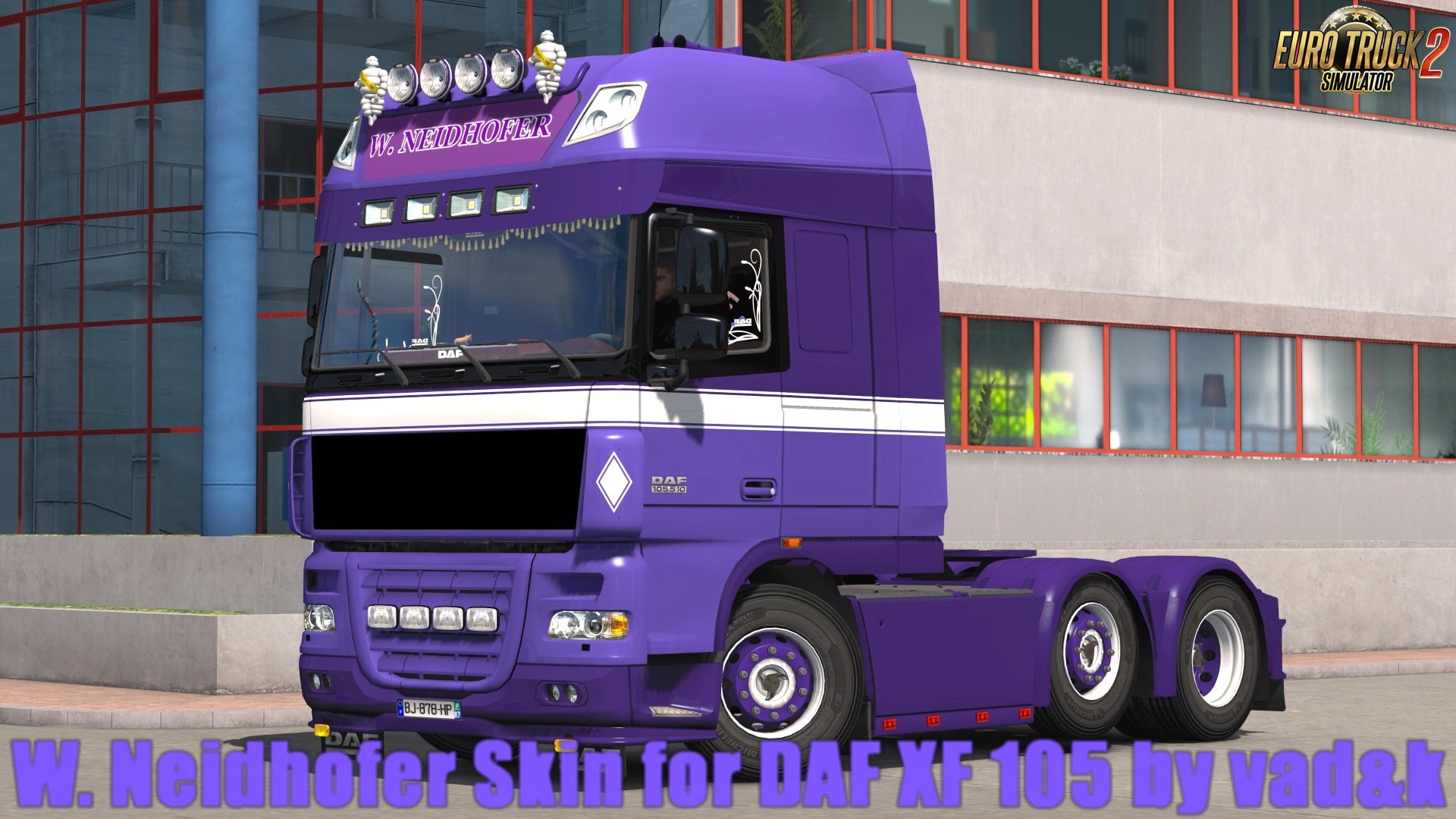 W. Neidhofer Skin for DAF XF 105 by vad&k v2.0 (1.30.x)