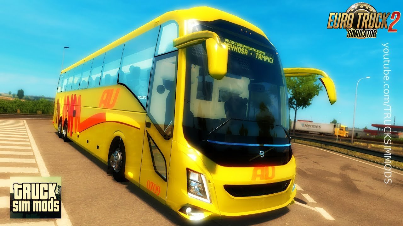 Bus Volvo 9800 (1.30.x) - Euro Truck Simulator 2