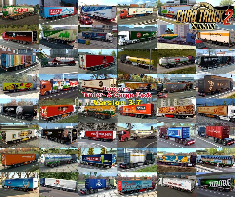 Penguins Trailer and CargoPack v3.7.1