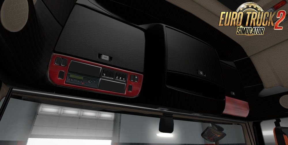 DAF E6 Red Wood Interior by Gile004