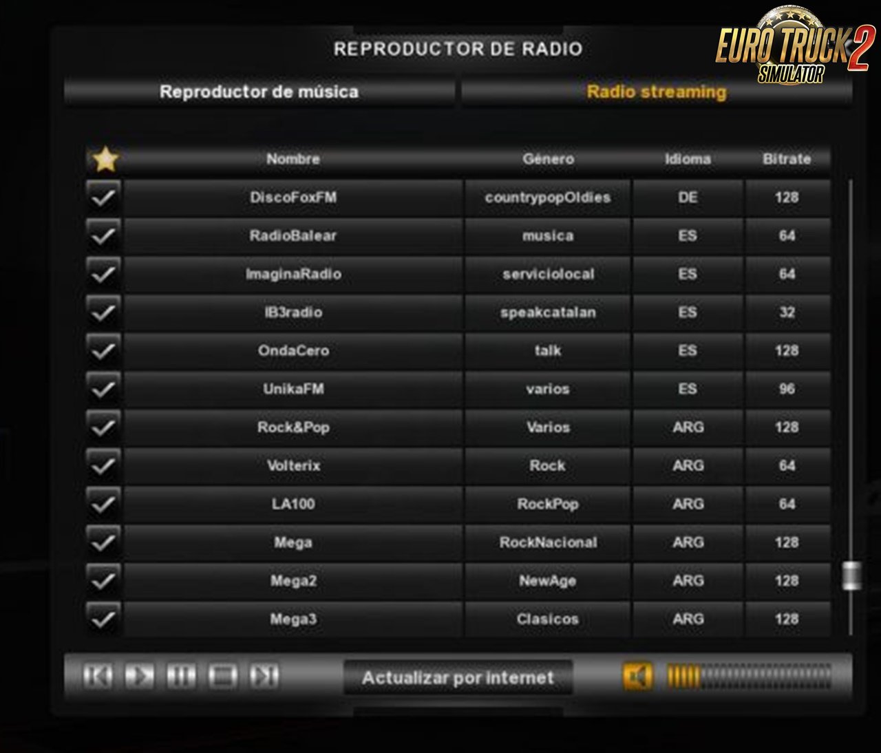 Updated Radio Stations v2.0