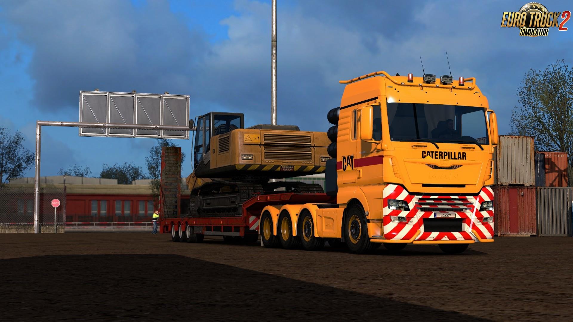 MAN TGX Euro 6 - Simple Caterpillar Skin by l1zzy