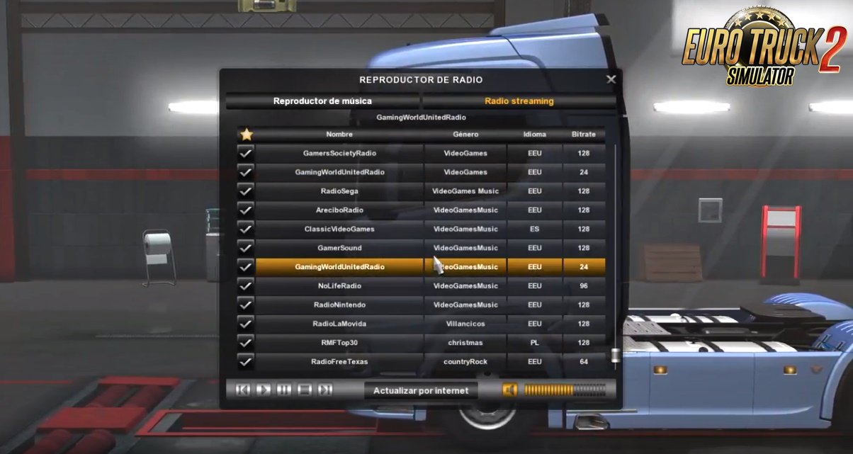Radio Stations v4.0 for Ets2