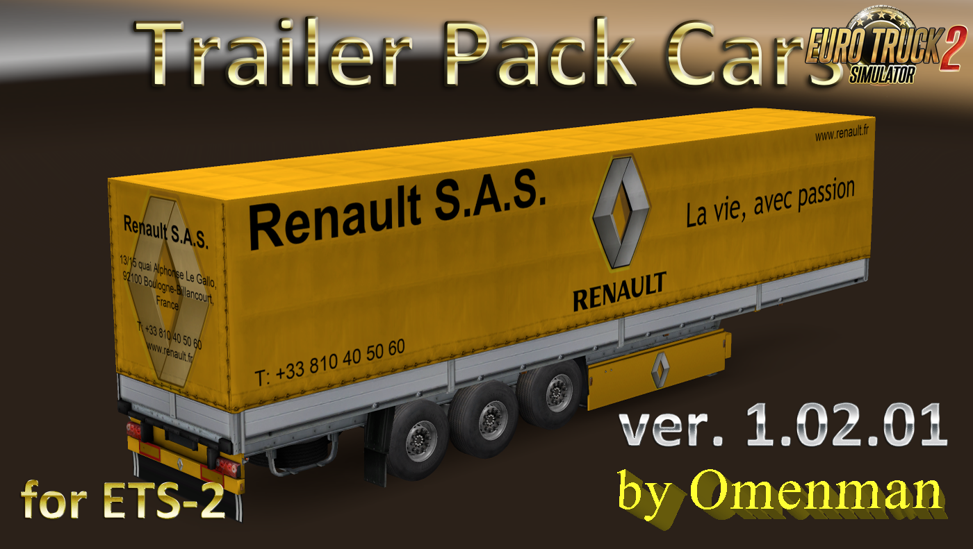 Trailer Pack Cars v.1.02.01 for Ets2
