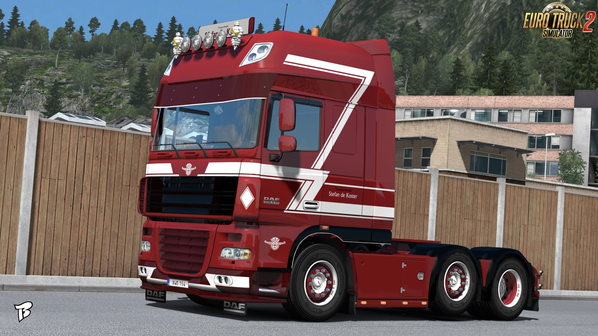 Stefan de Koster Skin for DAF XF 105 v2.0 by Bepreeh (1.31.x)