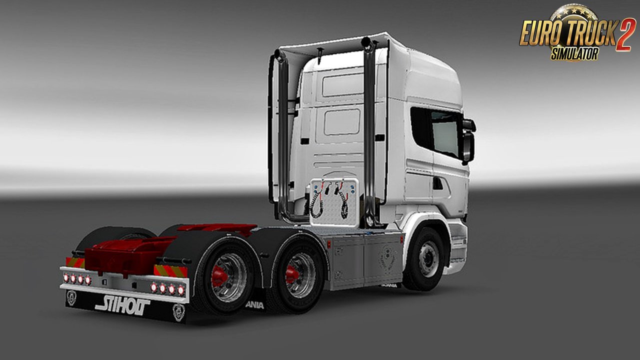 Domar fenders by kast for Scania RJL stock chassis