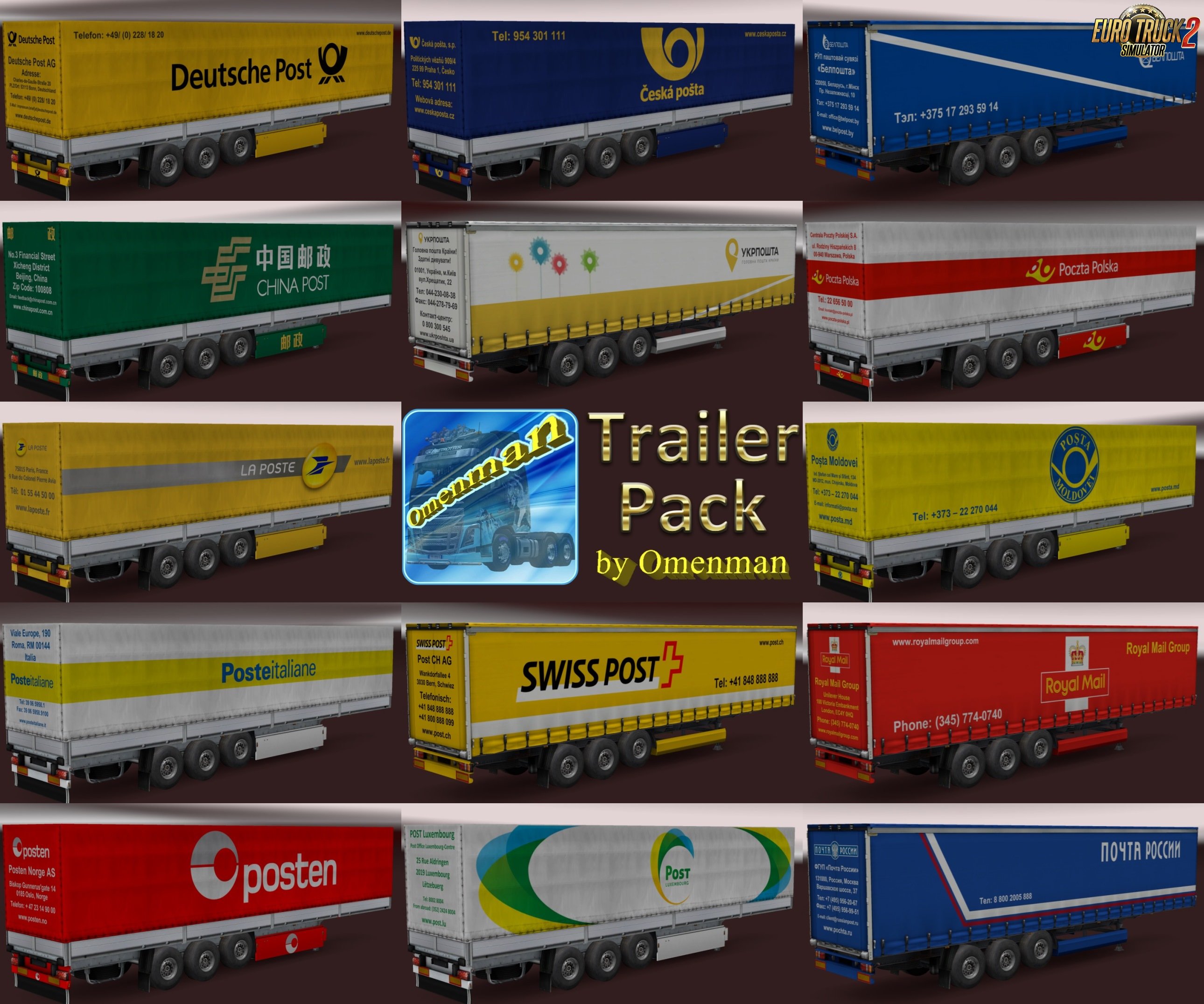 Trailer Pack Mails v1.01.00 by Omenman