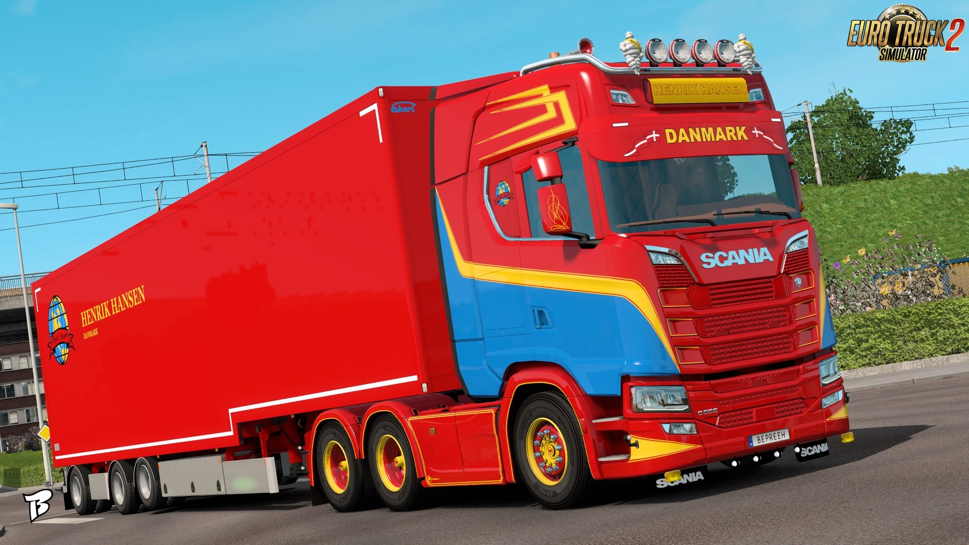 Henrik Hansen Combo Skin for Scania S Next Generation v1.0 by Bepreeh (1.31.x)
