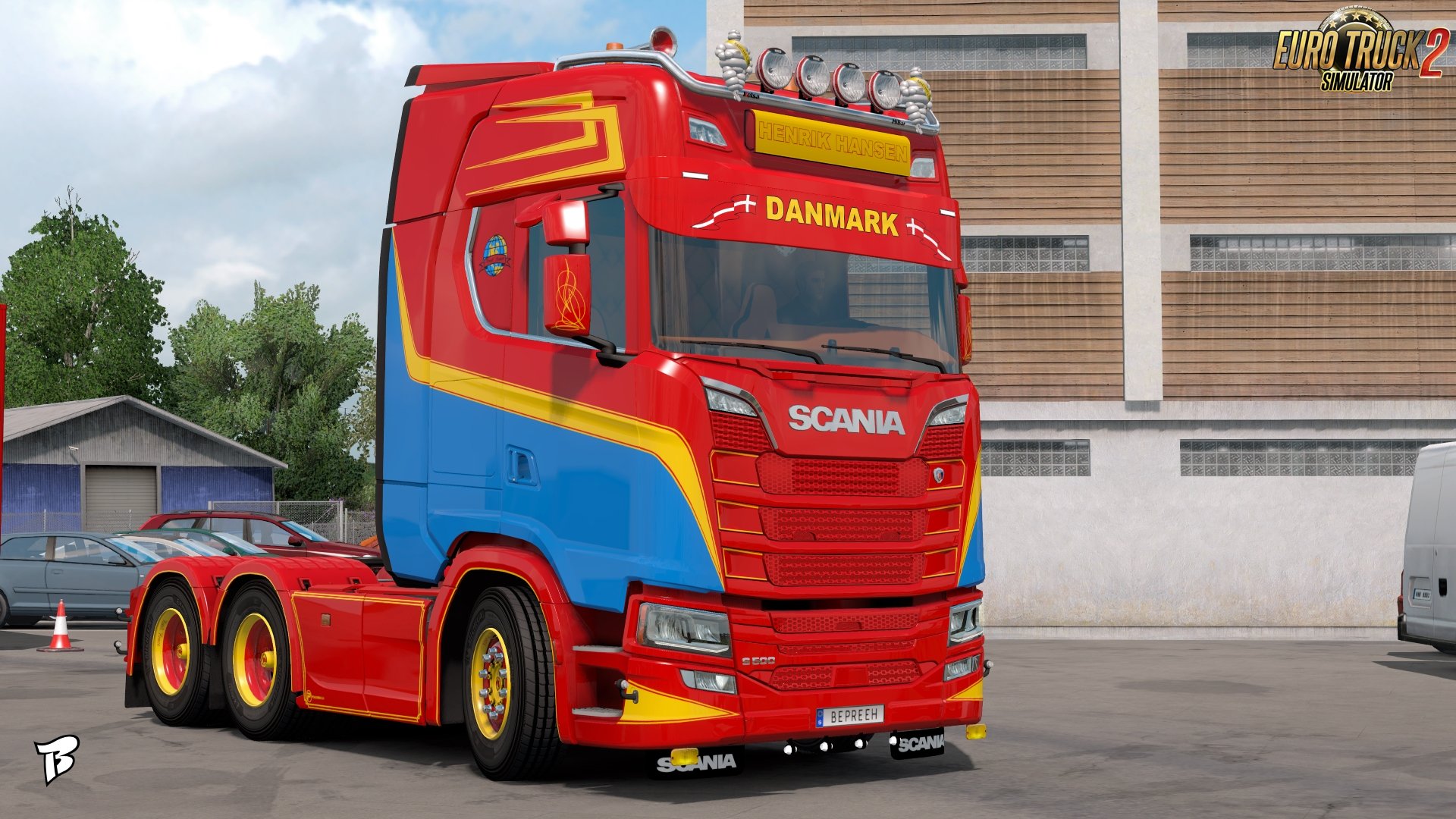 Henrik Hansen Combo Skin for Scania S Next Generation v1.0 by Bepreeh (1.31.x)