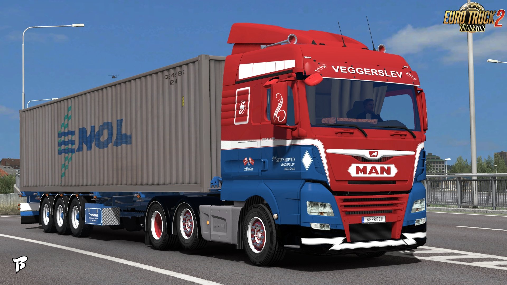 Stevnhoved Skin for MAN TGX Euro 6 v1.0 by Bepreeh (1.31.x)