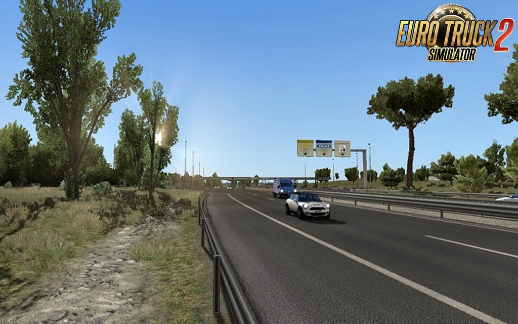 Clear Sky NO HDR weather mod for Ets2 by Piva