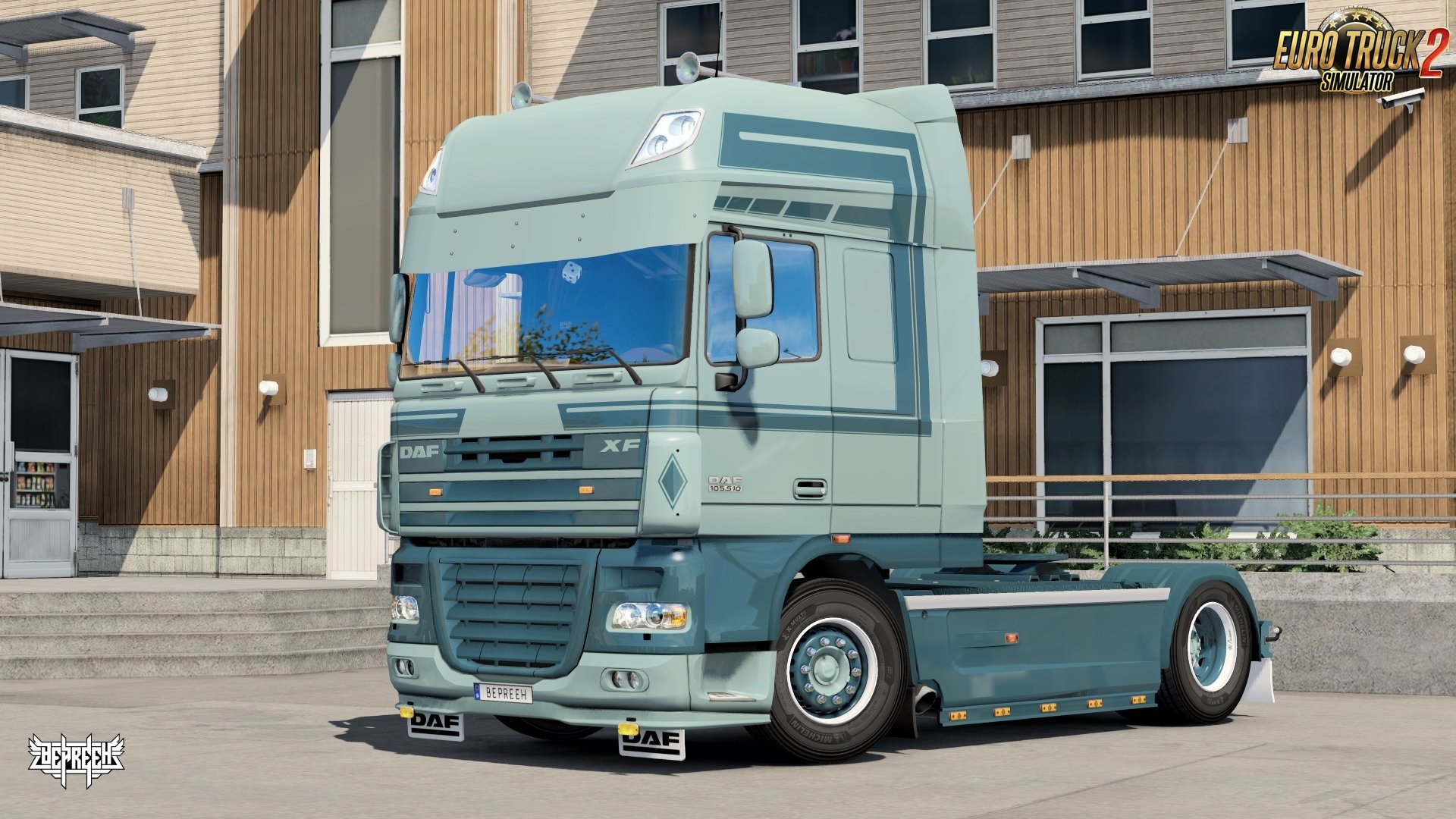 M. Cooiman Combo Pack Skin for DAF XF 105 + Trailer v1.0 by Bepreeh (1.31.x)
