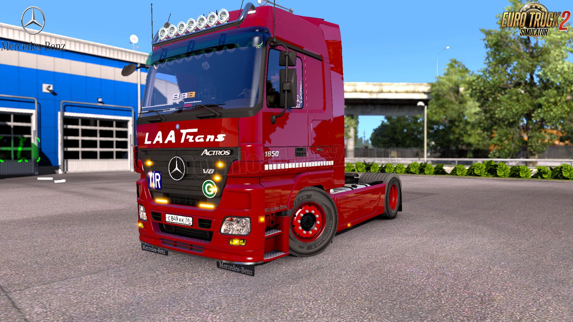 Mercedes-Benz Actros MP2 + Interior v8.0 Edit by Nikola (1.31.x)
