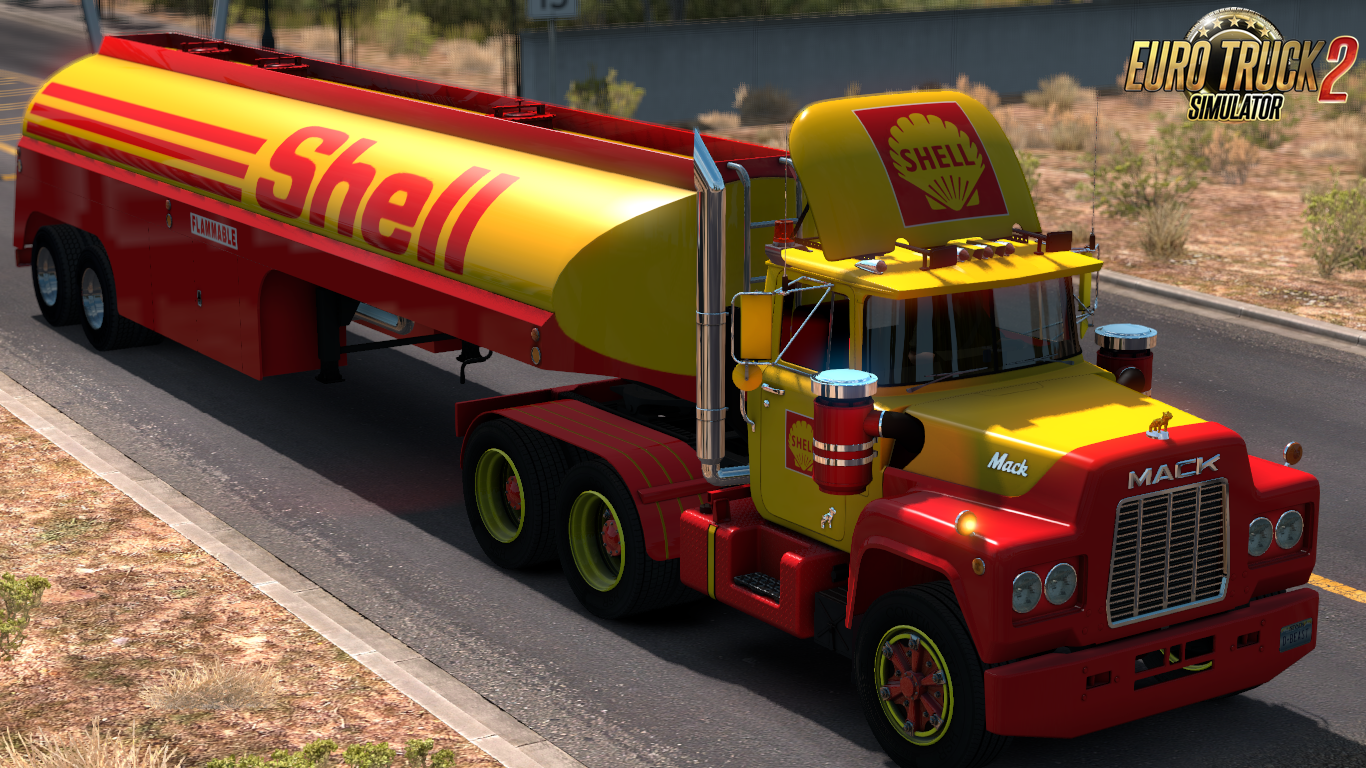 Shell Mack R Series Skins for Ats and Ets2