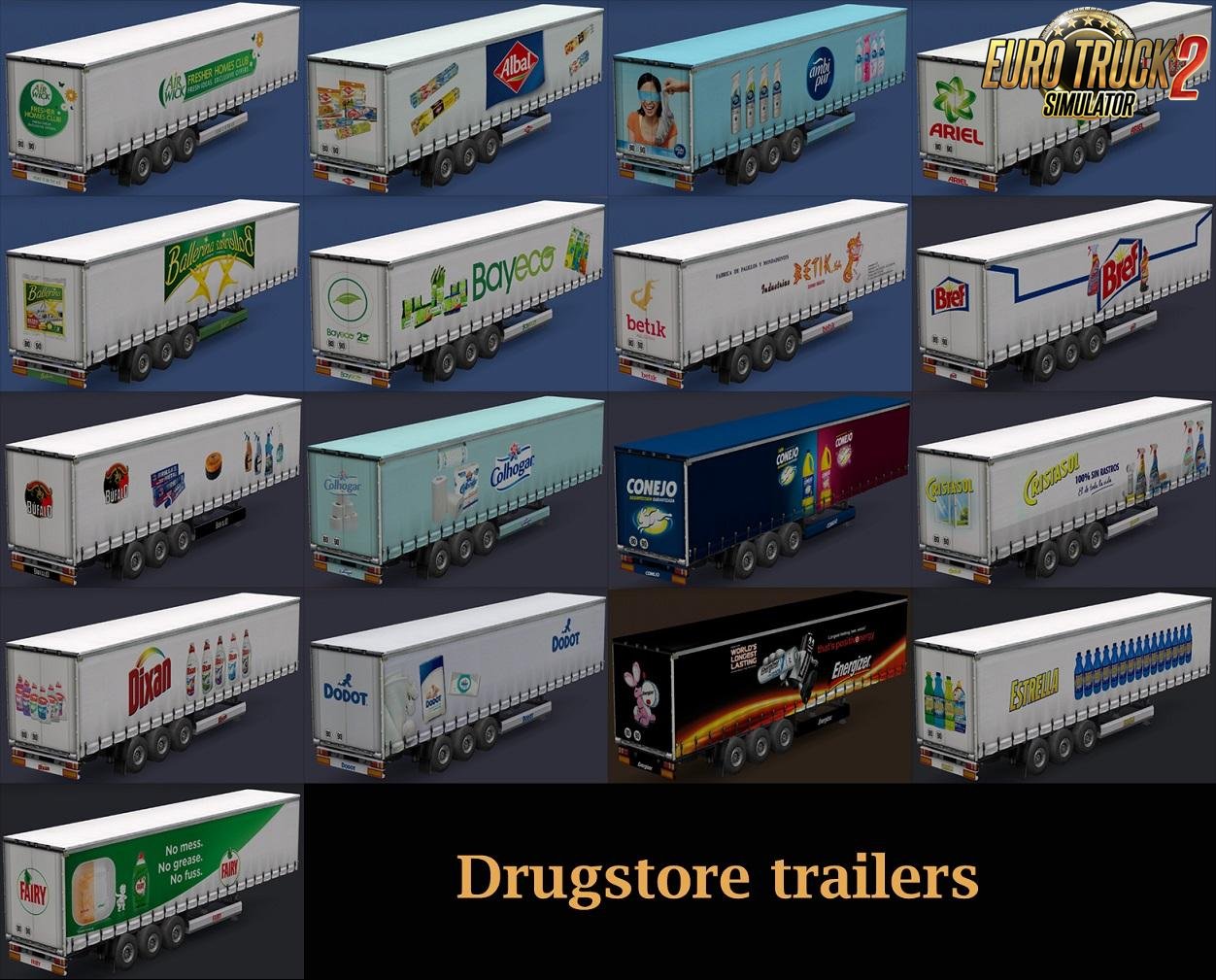Drugstore Products Trailers v1.0 by Maryjm