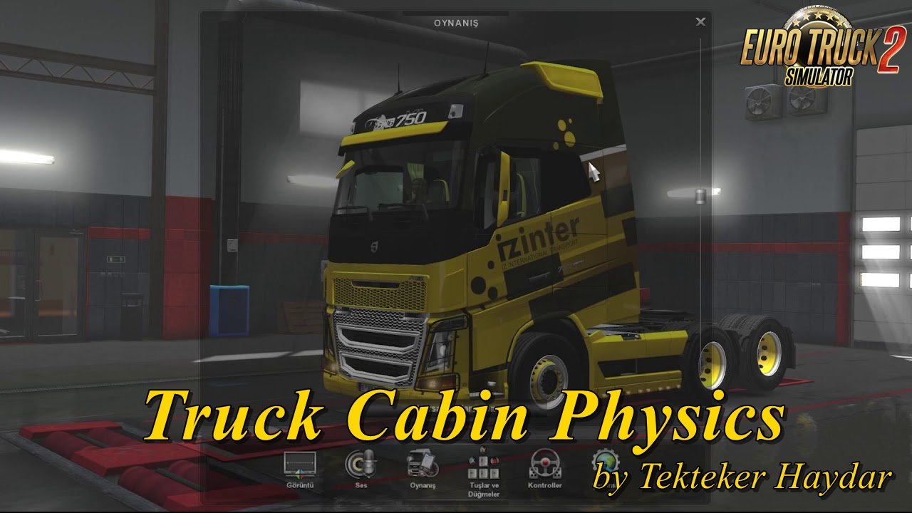 Truck Cabin Physics v1.0 for Ets2