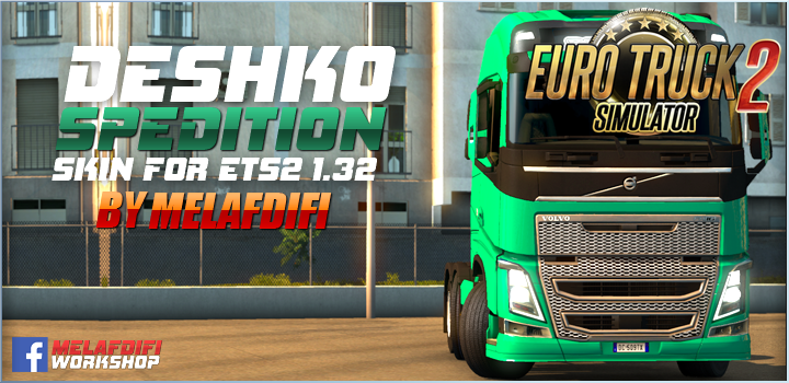 Skin Deshko Spedition for Volvo FH16 v1.0 (1.32.x)