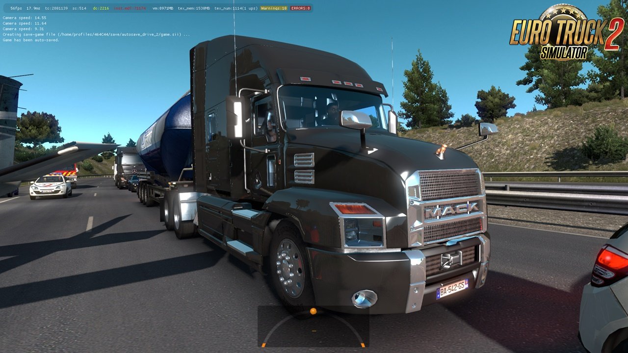 Mack Anthem 2018 in Traffic for Ets2 [1.32.x]