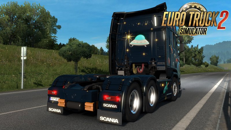 Space Paint Jobs Pack DLC for Euro Truck Simulator 2