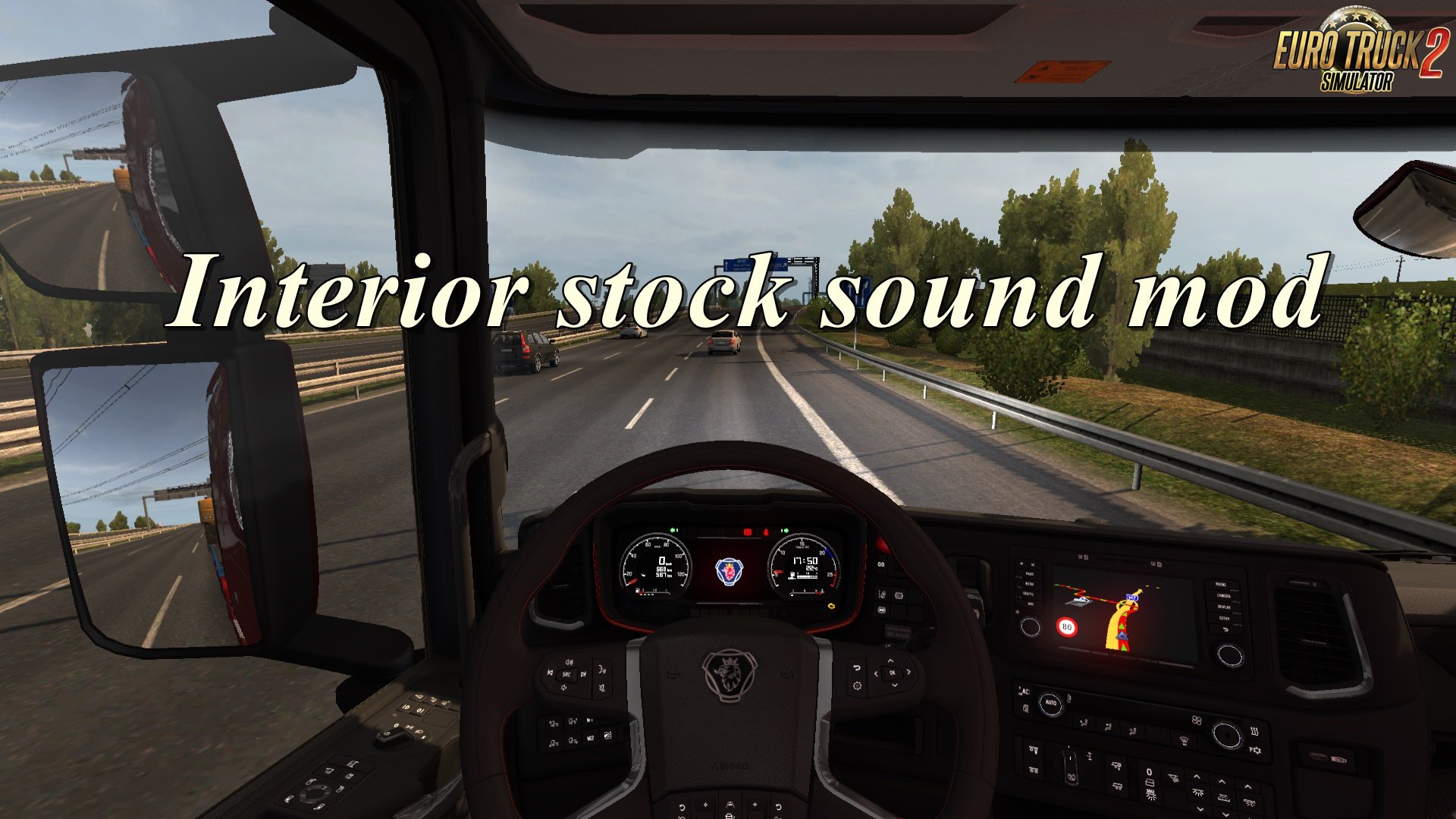 Interior stock sound mod v1.0 for Ets2