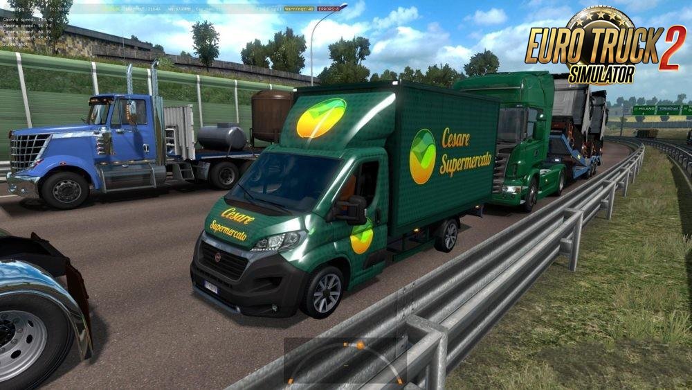 Mini Buses and Vans in AI Traffic for Ets2