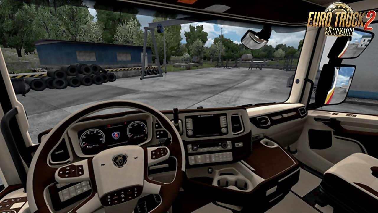 Scania S&R CMI Brown & Beige Interior by Carmichael