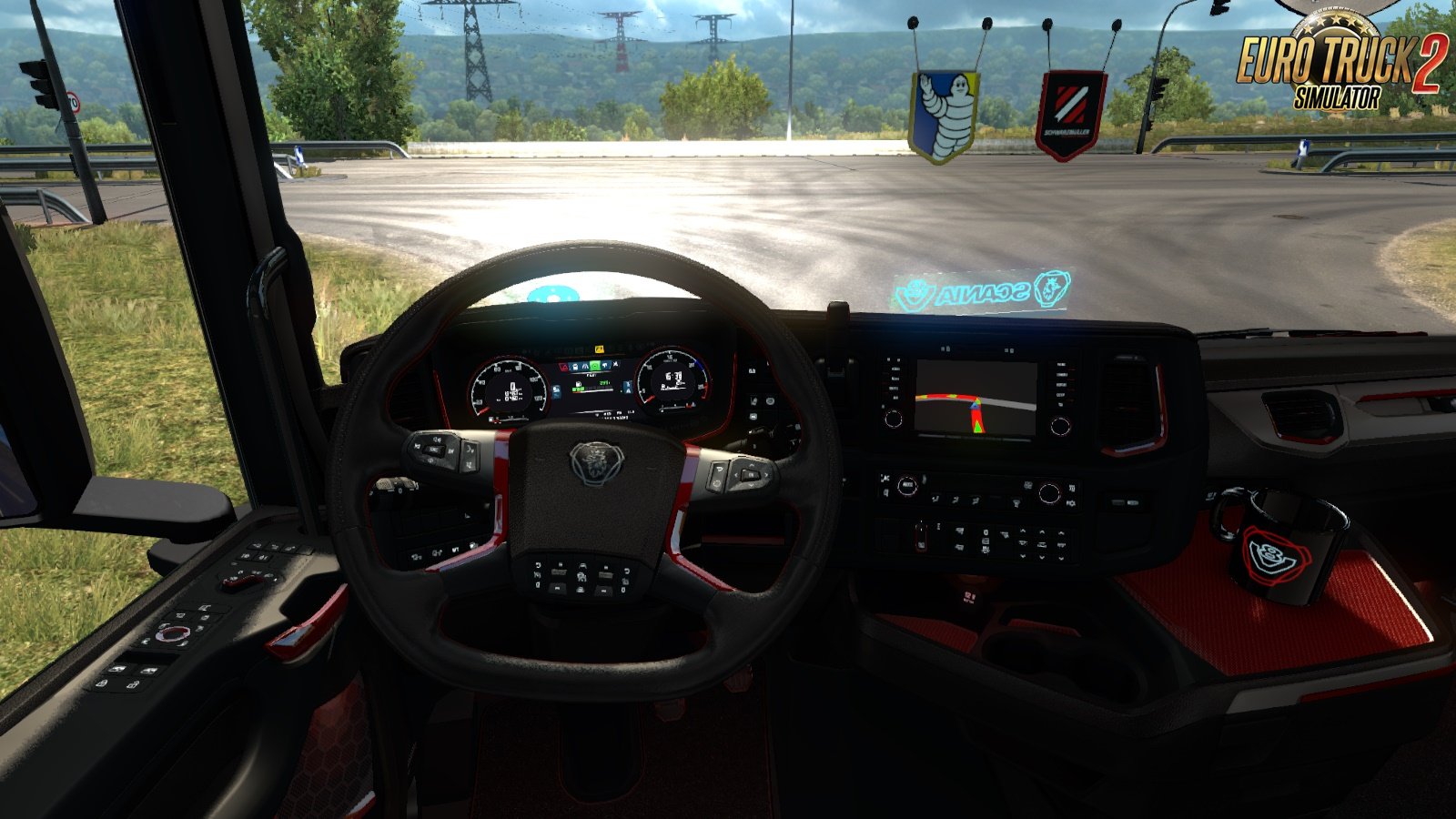 Scania 2016 S and R Red Black Interior [1.32.x]