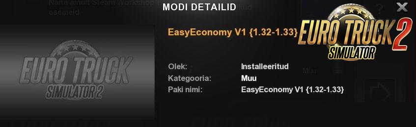 Easy Economy Mod v1.0 (1.32.x-1.33)