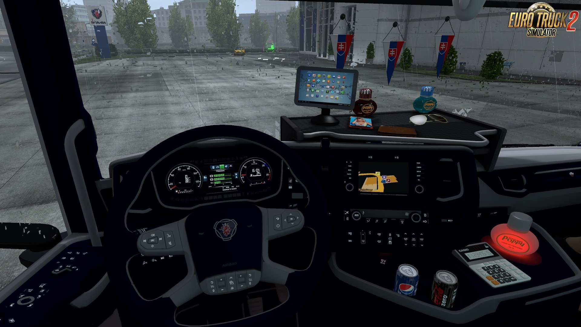 Blue Interior for V8 Scania Next Gen