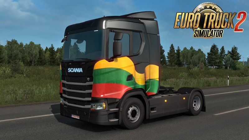 Baltic National Colors DLC for ETS2