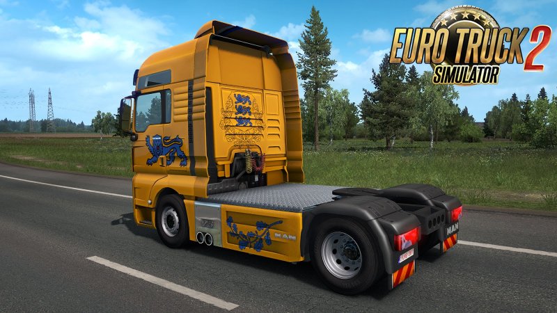 Baltic National Colors DLC for ETS2