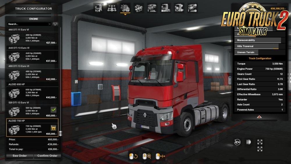 Renault Range T and New Engine [1.33.x]