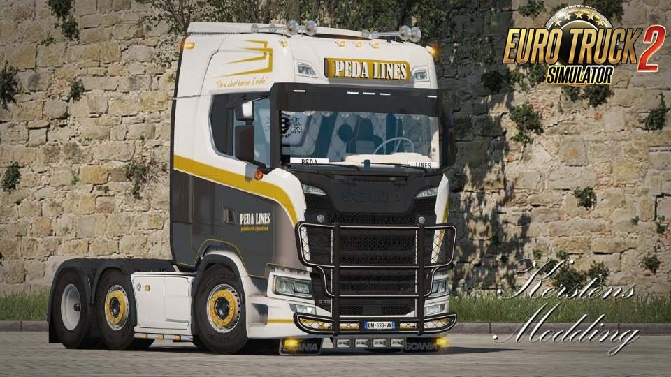 Scania S Peda Lines Skin v1.0 by DavyBerto (1.33.x)