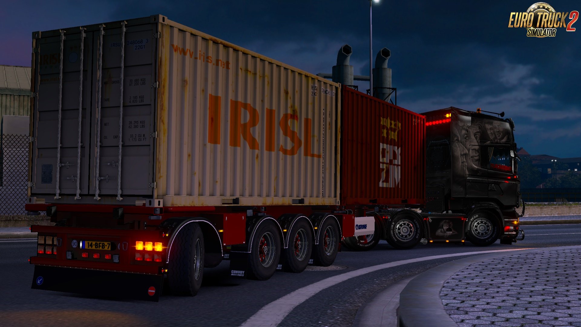Krone 4 Axle Container Owned trailer By SMG [1.33.x]