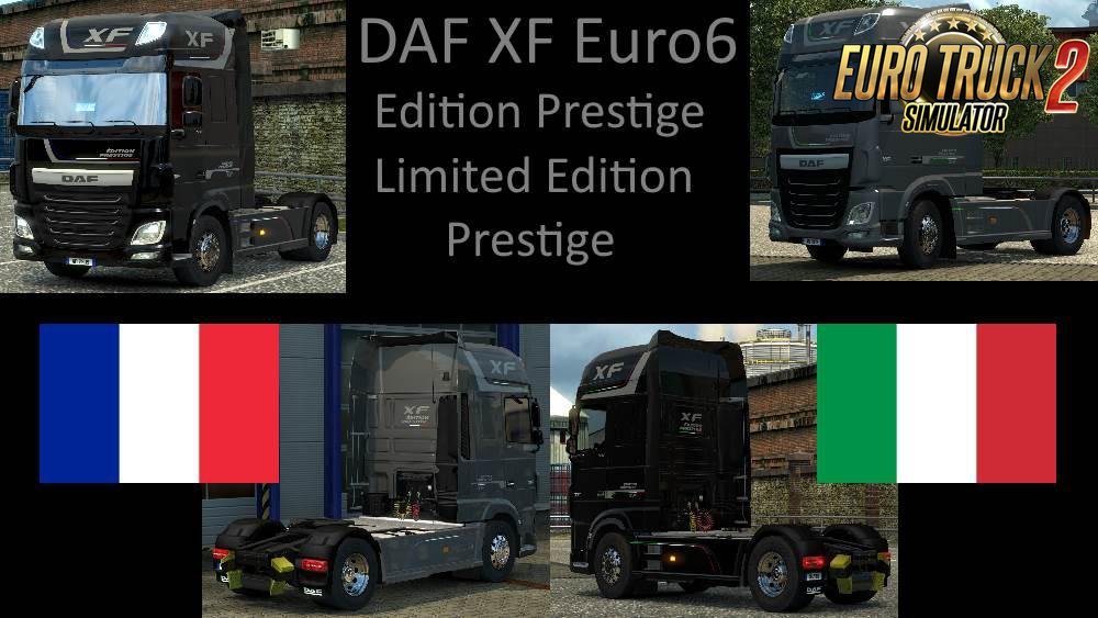 DAF XF Euro 6 Editions SkinPack v1.0