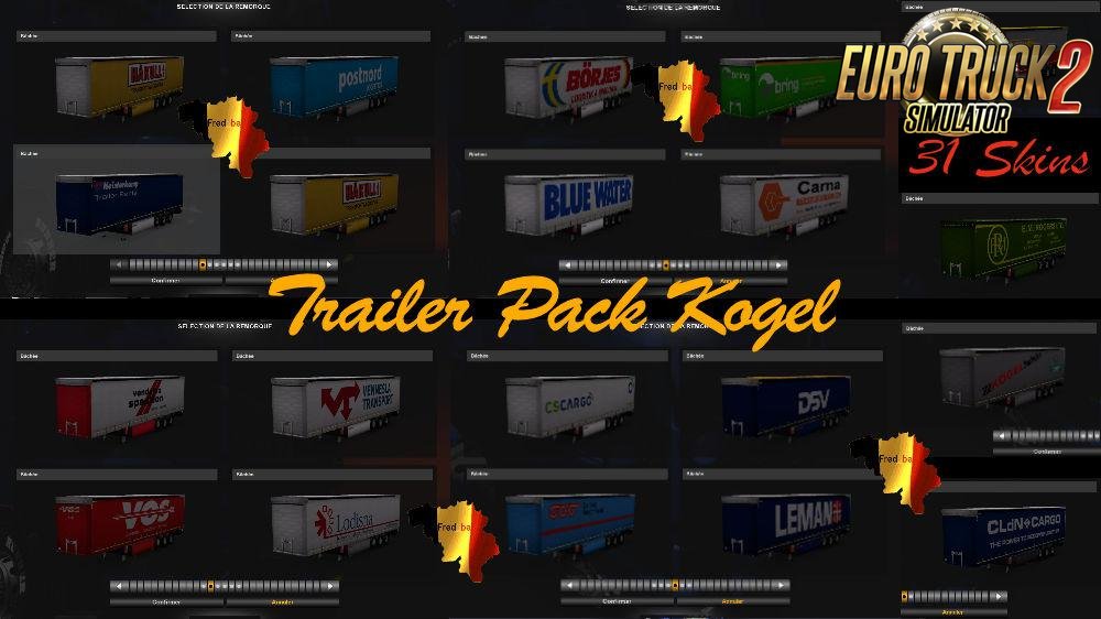 Kögel Trailer Pack v1.33 for Ets2