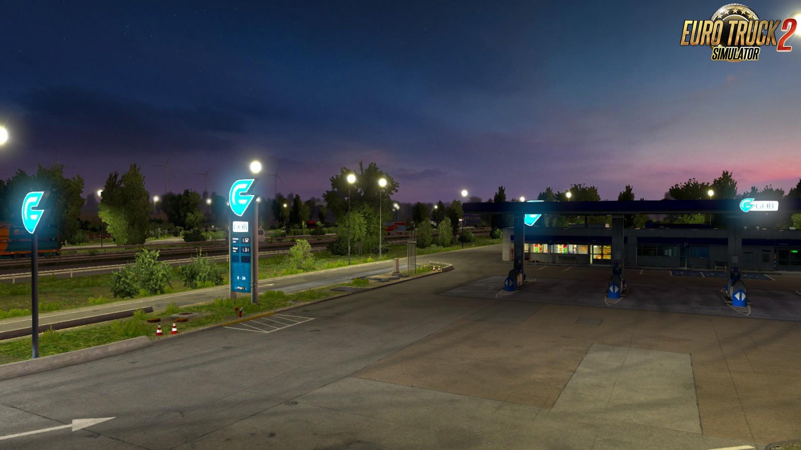 Realistic Fuel Stations for Ets2 [1.34.x]