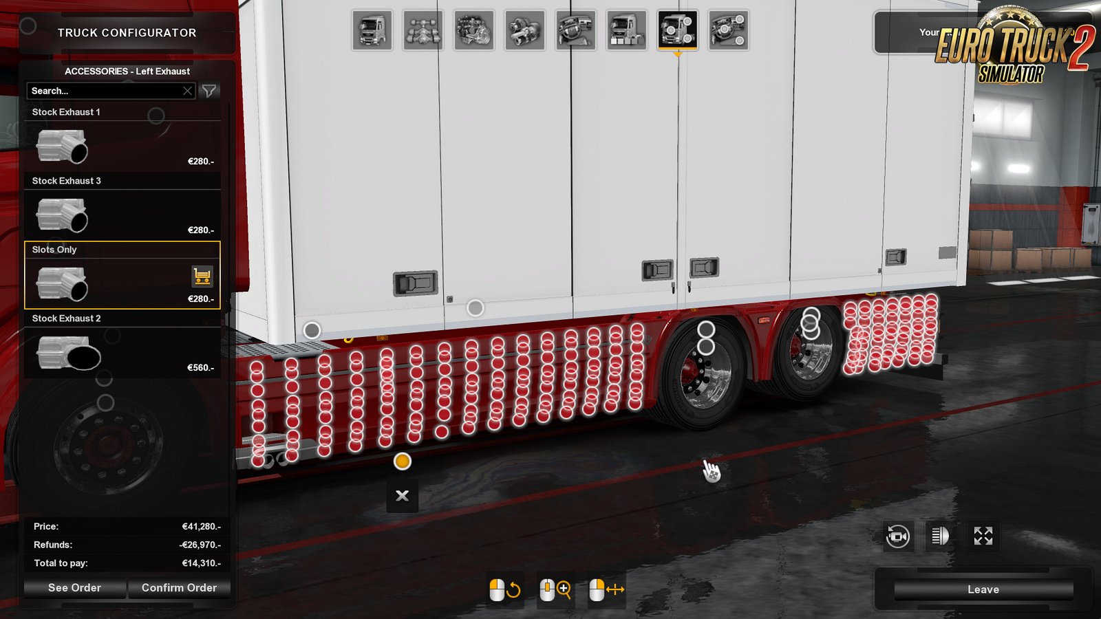 Accessories Pack for Tandem addon for RJL by Kast for Ets2