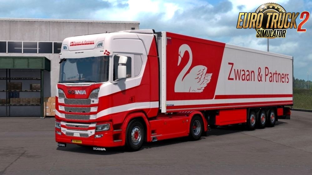 Scania S Next Generation Zwaan & Partners Logistic Combo Skin v1.0 (1.34.x)