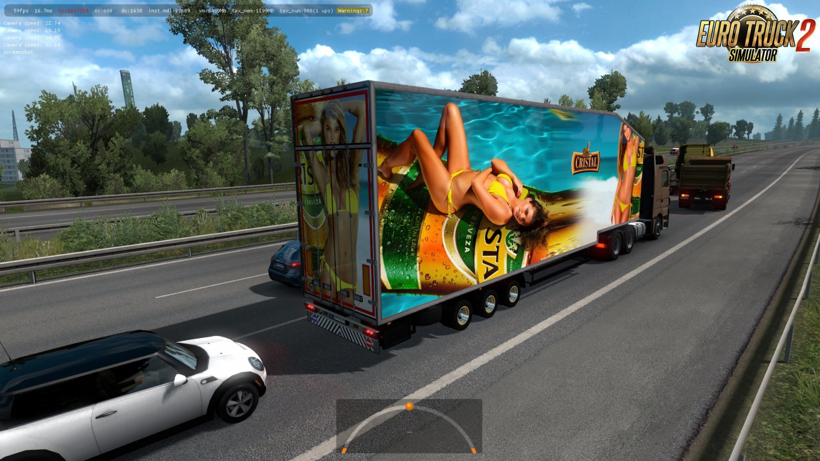 Double Decker Trailers in Traffic v1.0 (1.34.x)