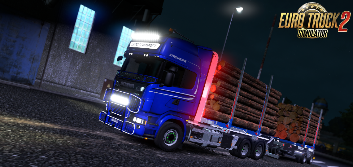 JYKI Timber Tandem Trailer v1.2 for Ets2