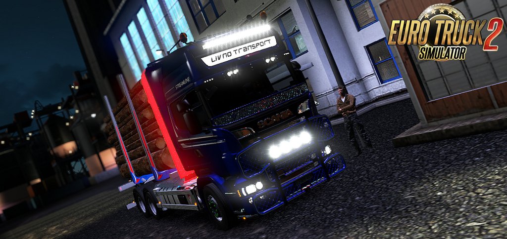 JYKI Timber Tandem Trailer v1.2 for Ets2