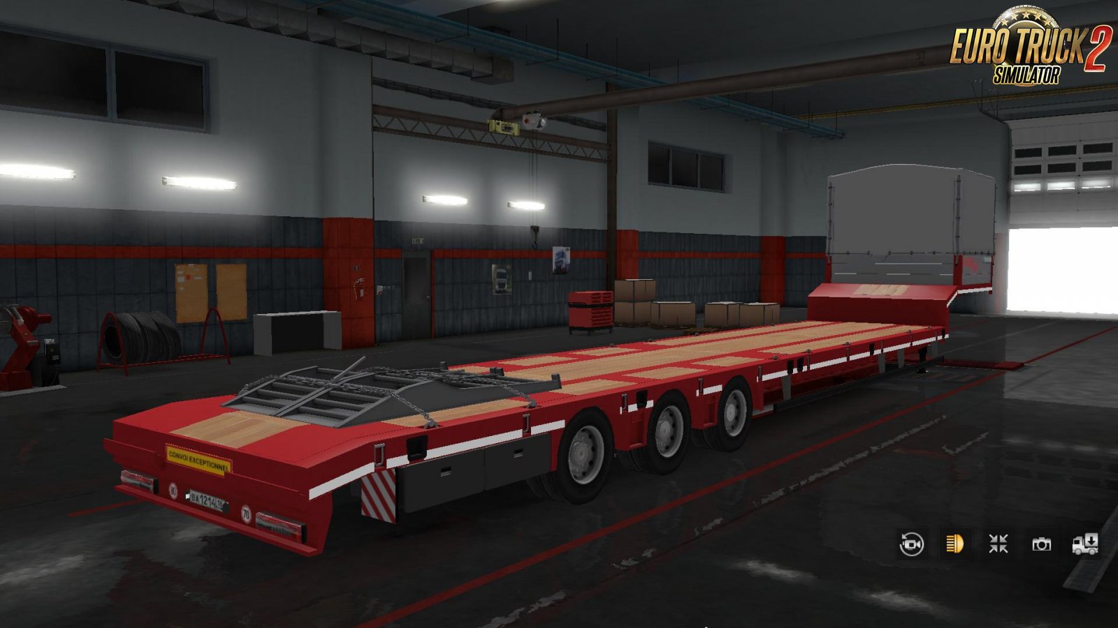 Owned Trailer Platform Tverstroymash v1.0 for Ets2