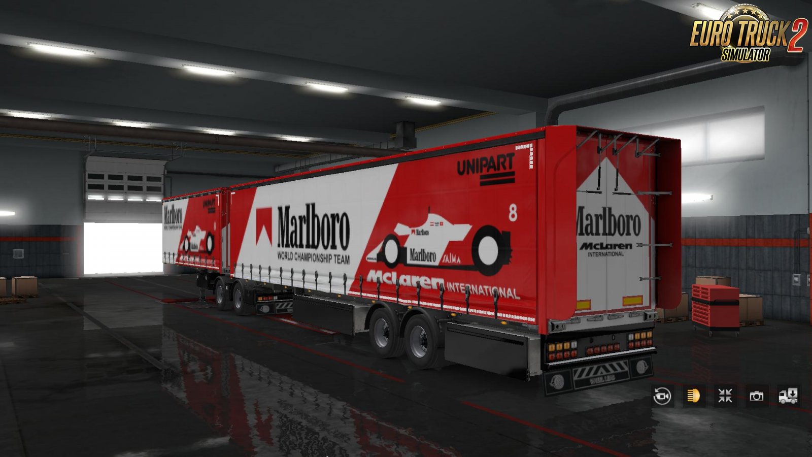 Combo skin “Marlboro” for DAF F241 and its trailer v1.0