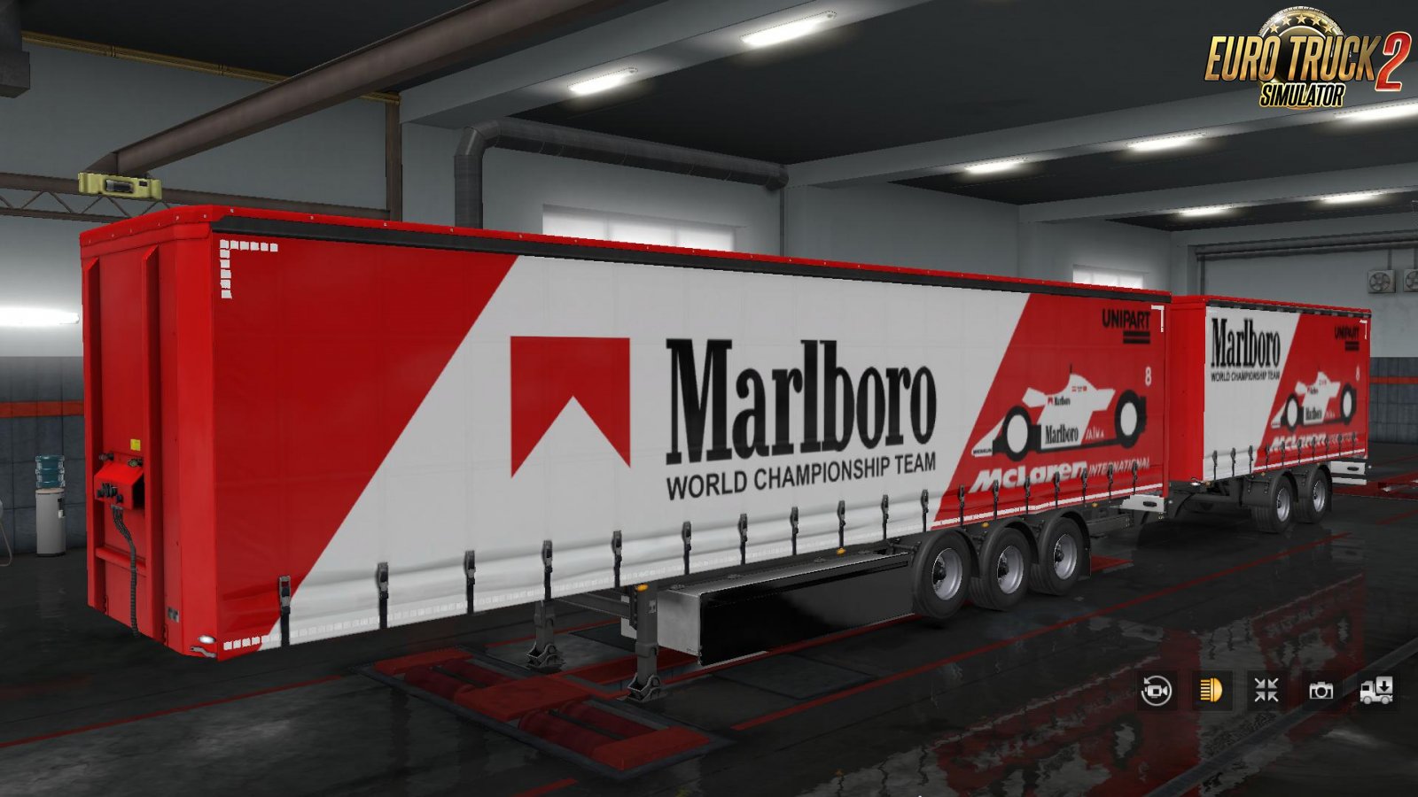 Combo skin “Marlboro” for DAF F241 and its trailer v1.0