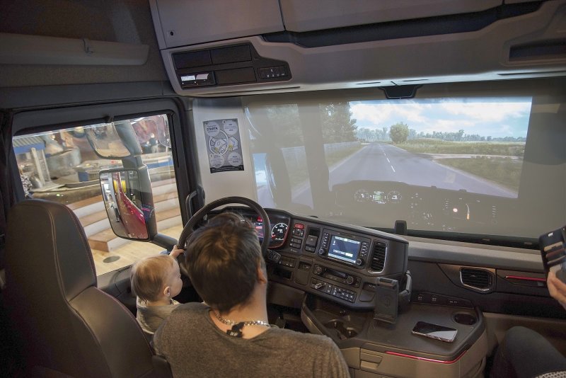 Scania presentation at Science Center